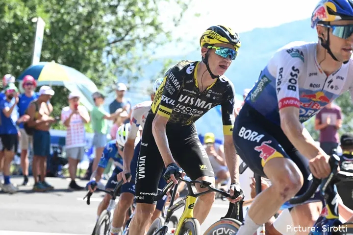 Sepp Kuss on Stage 10 of the 2026 Tour de France