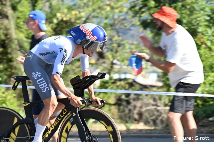 Tom Pidcock during the 2026 Tour de France