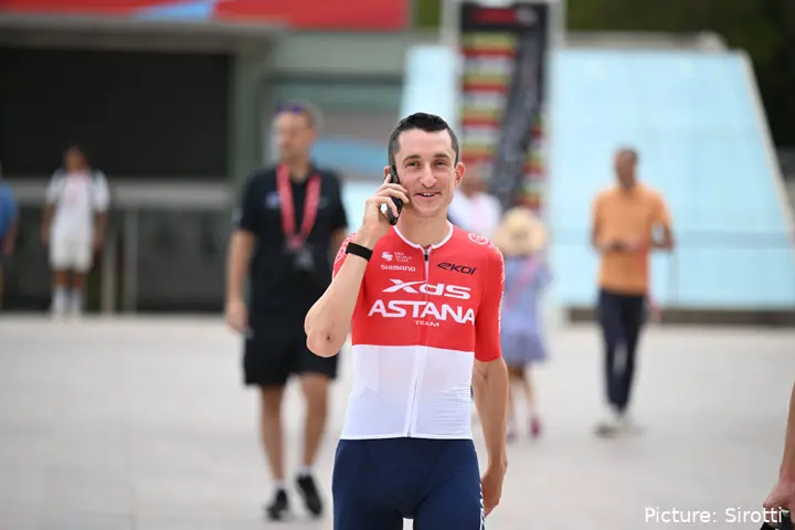 Victor Langellotti ahead of the 2026 Vuelta a Espana