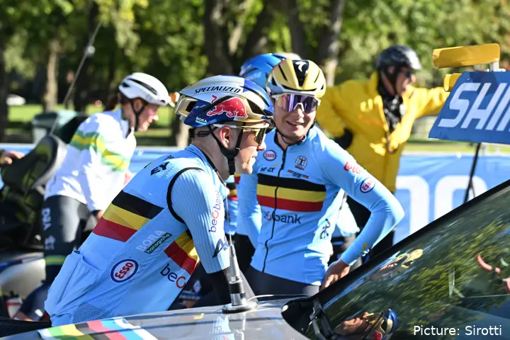 Remco Evenepoel and Lotte Kopecky ahead of the 2026 World Championships in Montreal