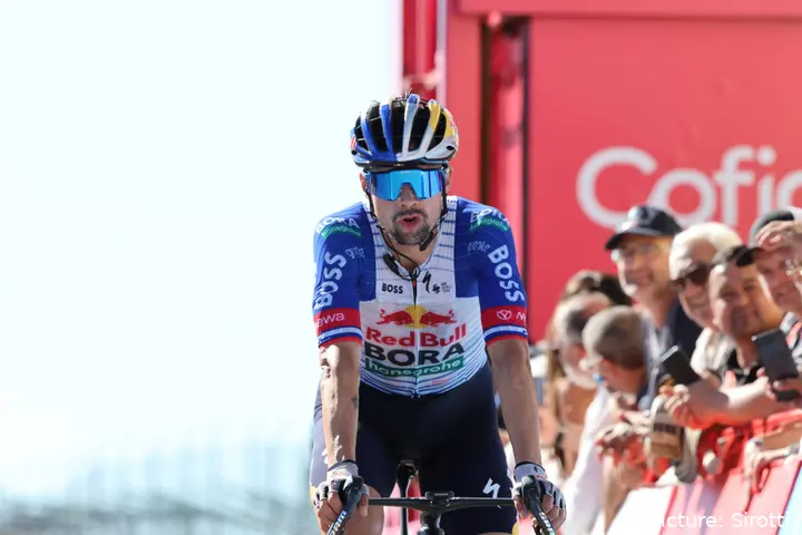 Primoz Roglic at the Vuelta a España