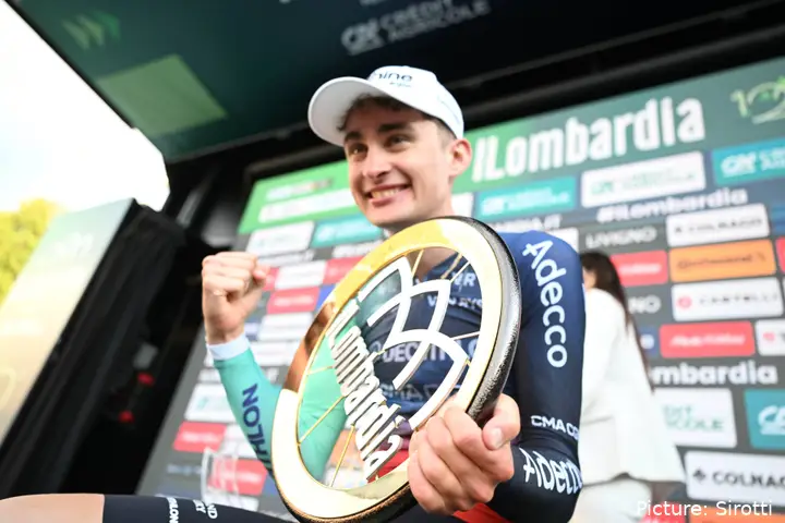 Paul Seixas wins Il Lombardia 2026