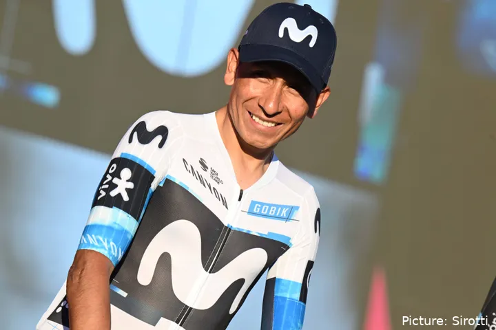 Nairo Quintana war in der Ausreißergruppe der 11. Etappe des Giro d'Italia 2025 dabei.