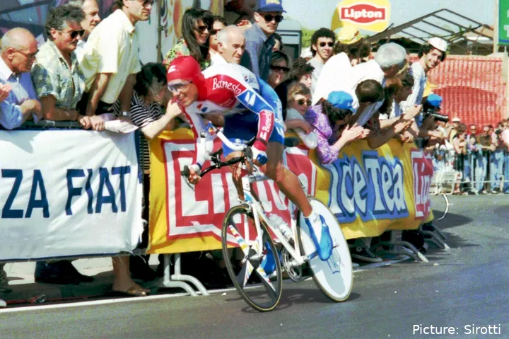 Indurain war in seiner Ära der König des Zeitfahrens