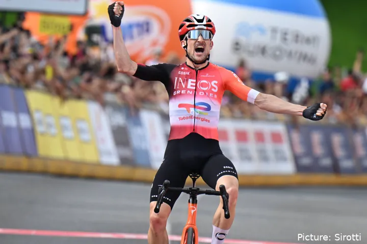 Victor Langellotti jubelt – Etappensieger bei der Tour de Pologne 2025