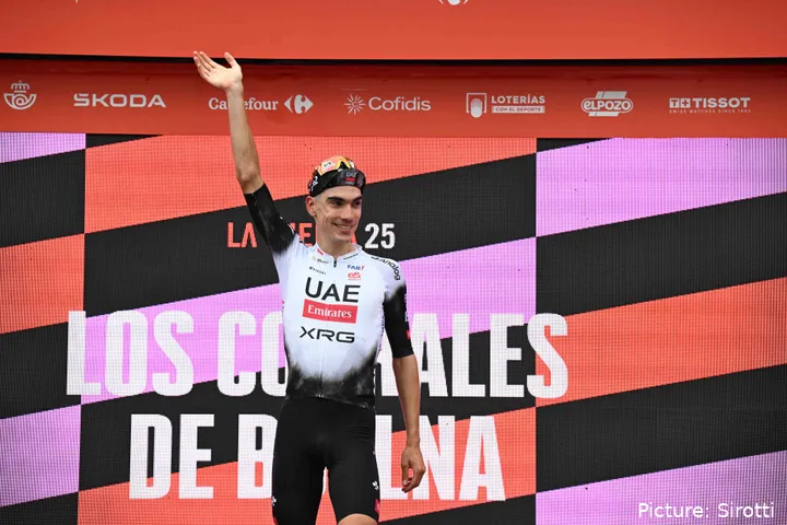 Juan Ayuso ist bereits zweifacher Etappensieger bei der diesjährigen Vuelta. @Sirotti