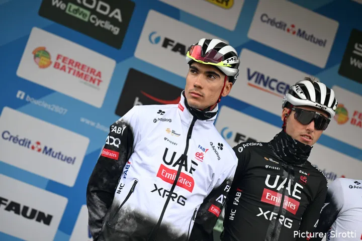 Juan Ayuso wird 2026 Teamkollege von Jonathan Milan. @Sirotti