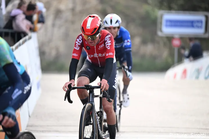 Jarno Widar, aufstrebender Star von Lotto Intermarché, vor dem Sprung in die WorldTour
