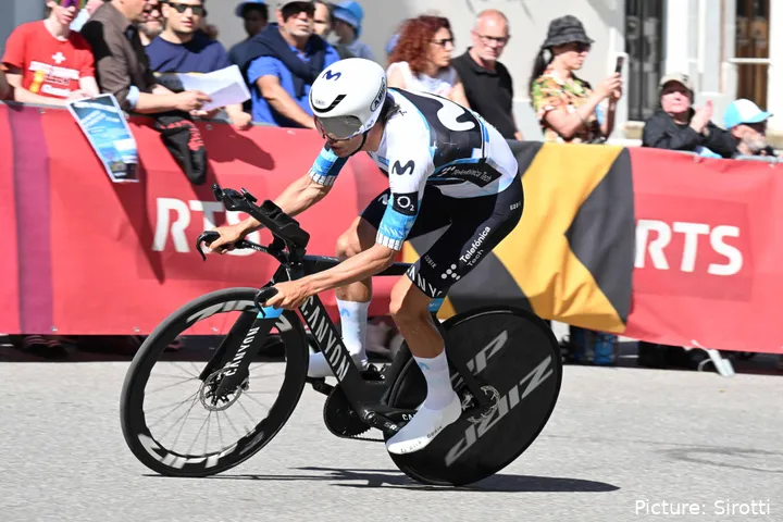 Javier Romo, Aushängeschild des Movistar Team, in der Saison 2025.