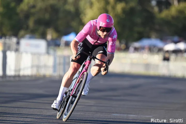 Luke Lamperti beim Eröffnungsprolog der Tour Down Under 2026