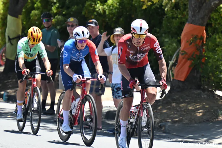 Baptiste Veistroffer während der 2. Etappe der Tour Down Under 2026