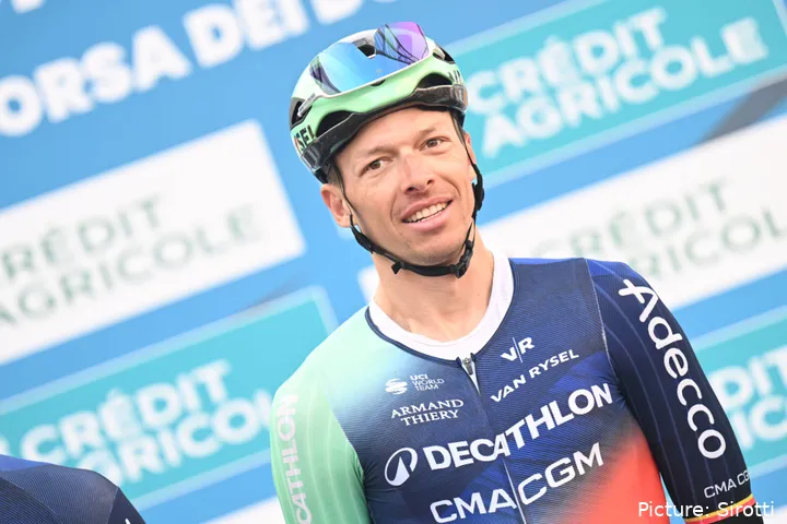 Oliver Naesen bei Tirreno–Adriatico 2026