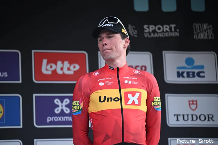 Soren Waerenskjold bei Dwars door Vlaanderen 2026