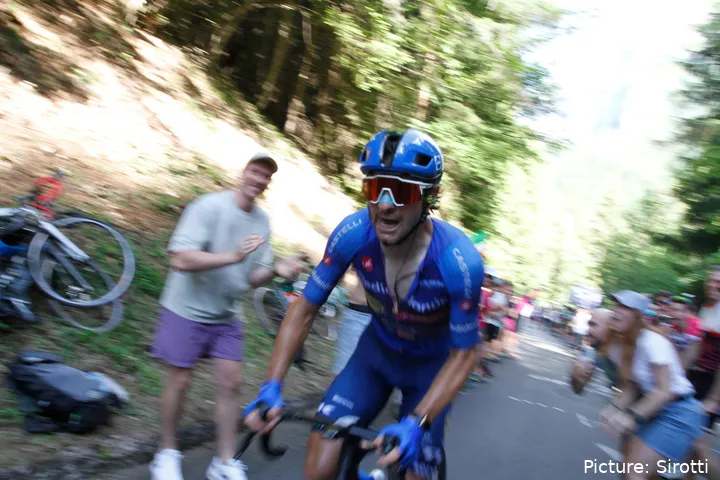 Giulio Ciccone in Aktion auf der 19. Etappe des Giro d’Italia 2026