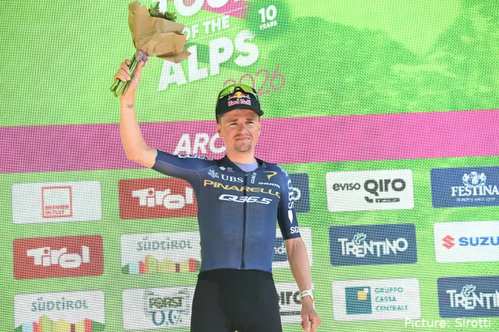 Tom Pidcock bei der Tour of the Alps 2026