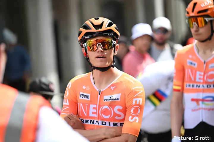 Oscar Onley bei der Tour de Romandie