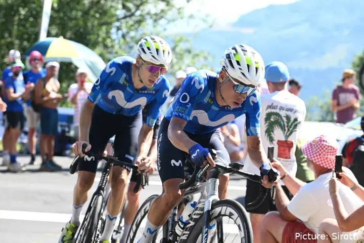 Einer Rubio, Fahrer des Movistar Teams bei der Tour de France 2026.