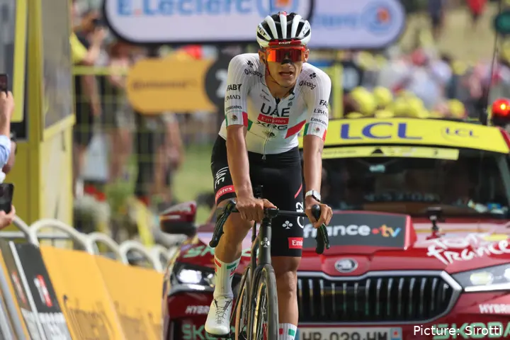 Isaac del Toro bei der Tour de France 2026.