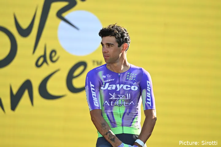 Michael Matthews bei der Teampräsentation der Tour de France 2026