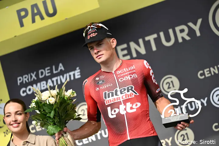 Baptiste Veistroffer während der Tour de France 2026