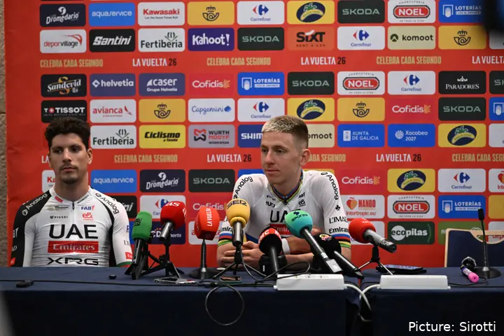 Tadej Pogacar und João Almeida bei der Vuelta a España 2026