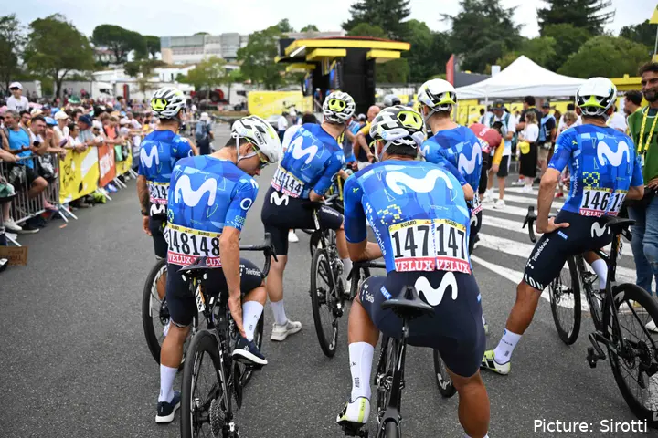 Movistar Team in der Saison 2026.