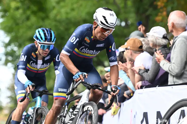 Nairo Quintana im Einsatz bei den Weltmeisterschaften 2026 in Montreal