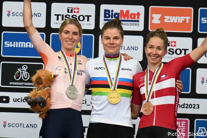 Kopecky werd wereldkampioene in 2023 en 2024