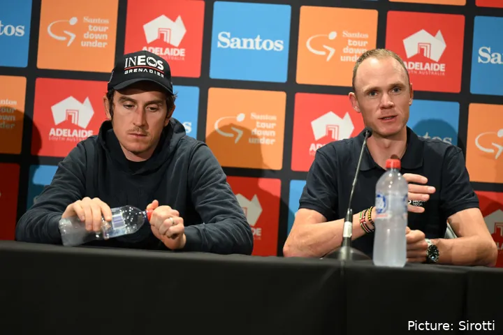 Geraint Thomas bij interview