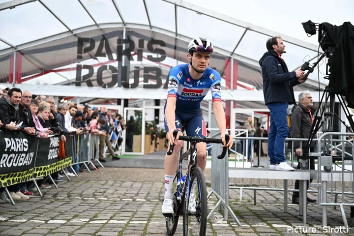 Kasper Asgreen bij Paris-Roubaix