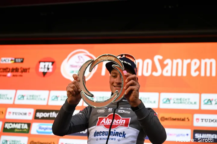 Van der Poel won Milano-Sanremo twee keer in de afgelopen drie jaar