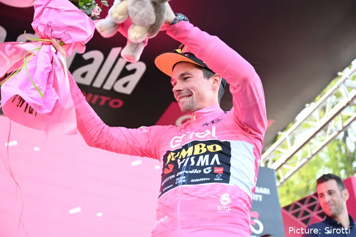 Roglic won de Giro toen hij nog bij Visma zat in 2023