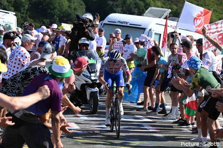 Florian Lipowitz, in de laatste Tour de France