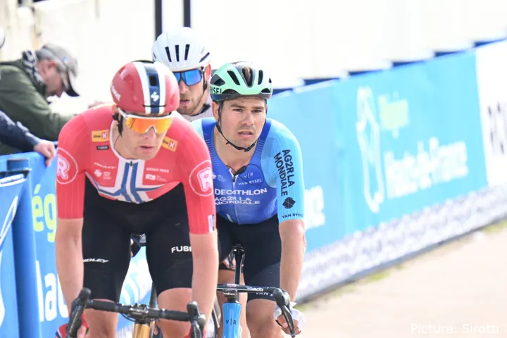 Stefan Bissegger sprintte naar de 7e plaats op de piste van Roubaix