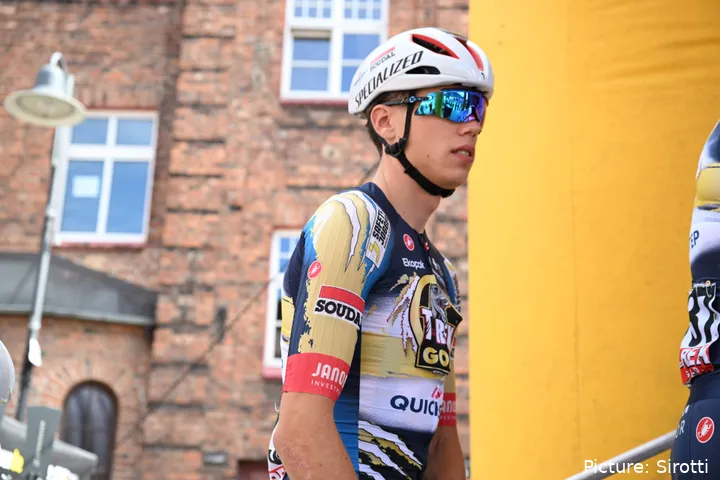 Paul Magnier in actie voor Soudal - Quick-Step tijdens het seizoen 2025