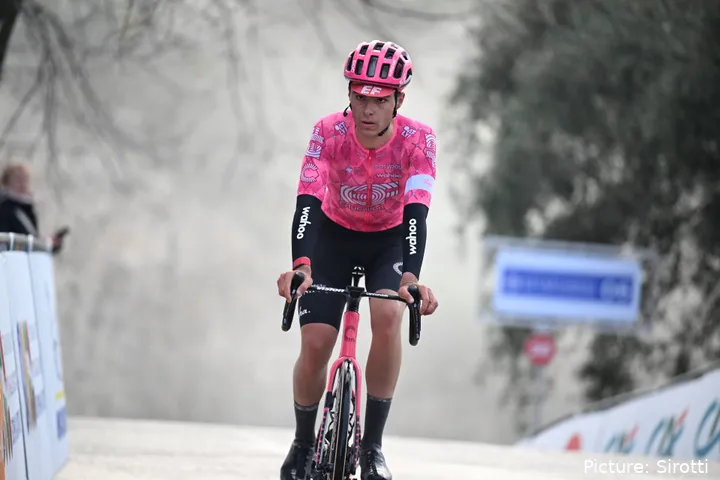 Markel Beloki, een van de jongste renners in de Giro d’Italia 2026