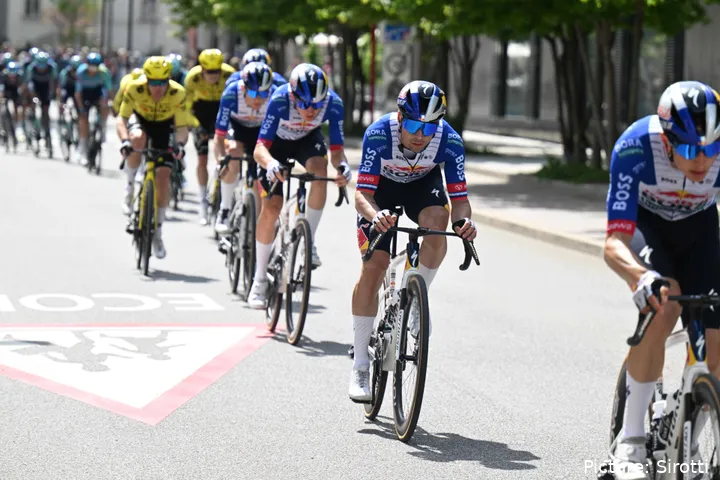 Primoz Roglic in de Tour de Romandie