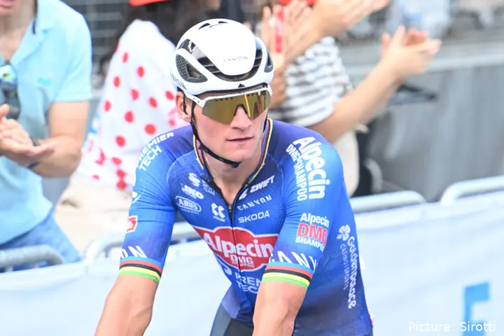 Mathieu van der Poel in etappe 5 van de Tour de France 2026