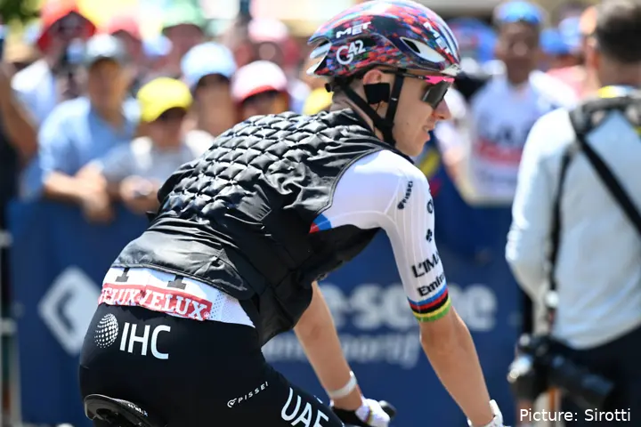 Tadej Pogačar tijdens de Tour de France 2026