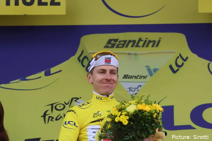 Tadej Pogacar in de Tour de France 2026