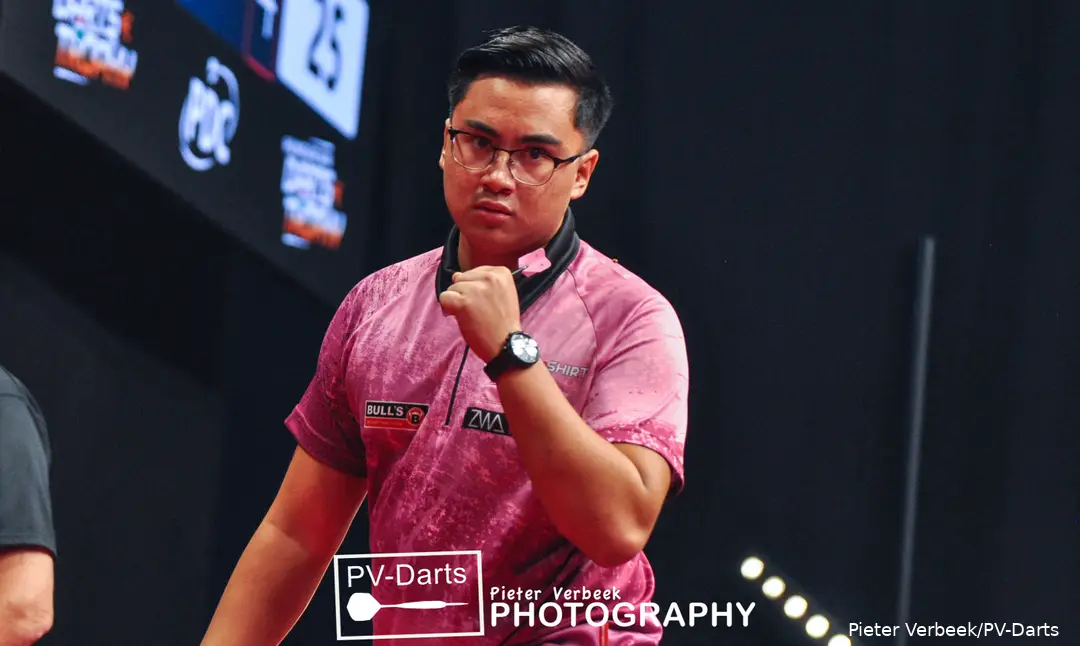 Rusty-Jake Rodriguez staat er goed voor om een PDC Tour Card te veroveren