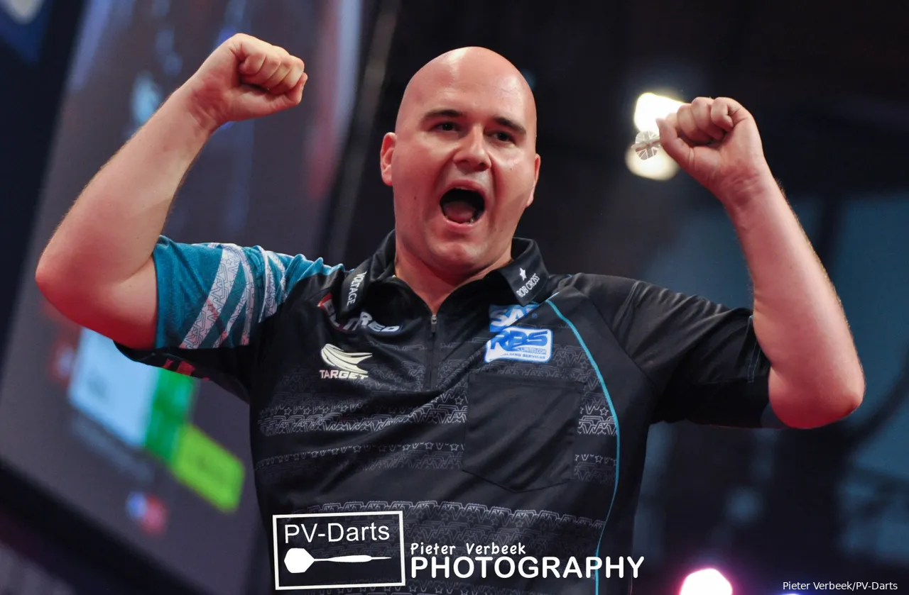Rob Cross gewann die Darts WM 2018<br>