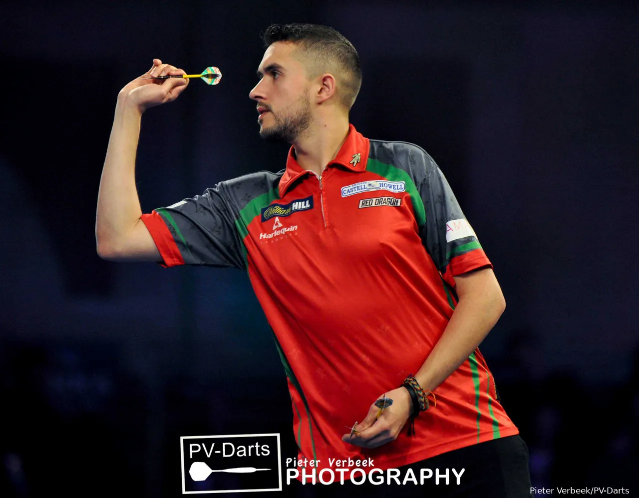Jamie Lewis in actie