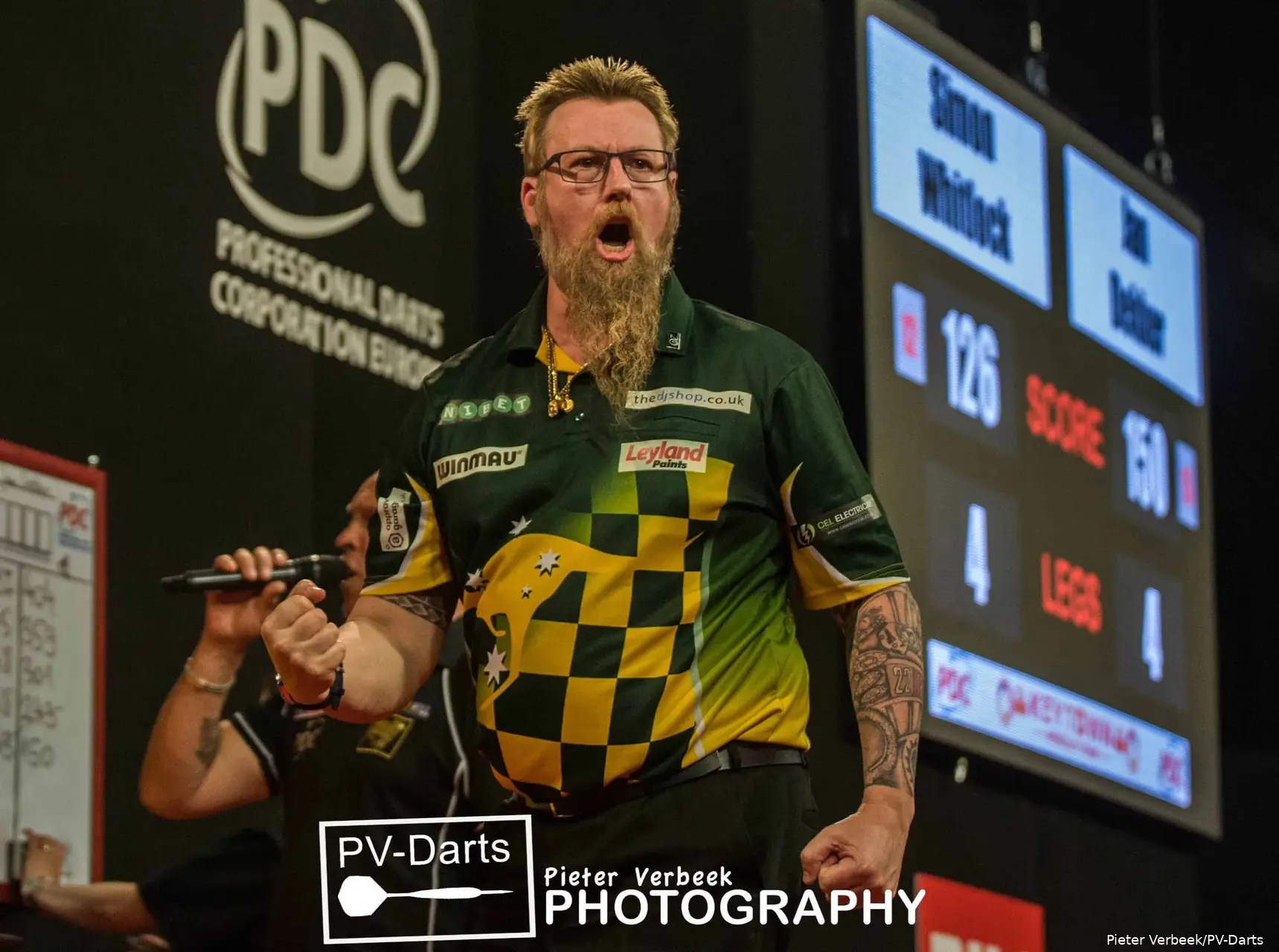 Simon Whitlock tweede ronde DDM18