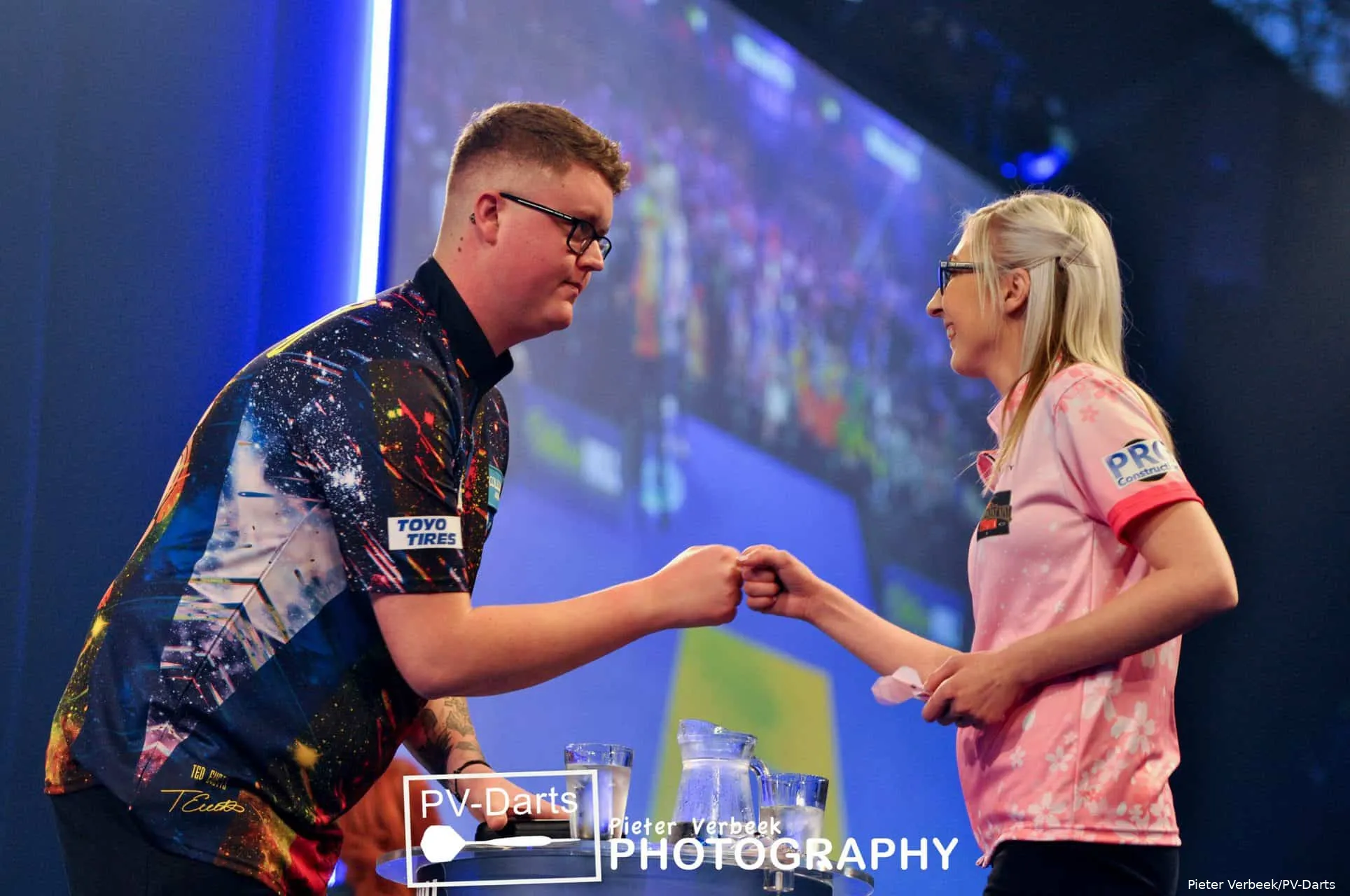 Fallon Sherrock Ted Evetts 2 scaled