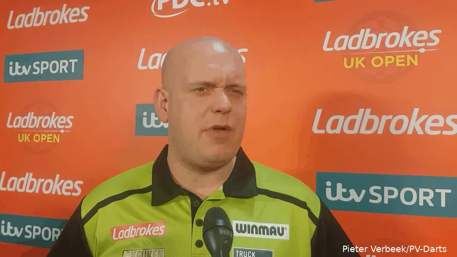 2020 03 07 12 24 20 INTERVIEW Van Gerwen over sterke zege op Aspinall zwangere vrouw thuis en UK O