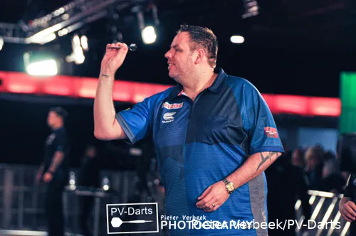 Adrian Lewis in action