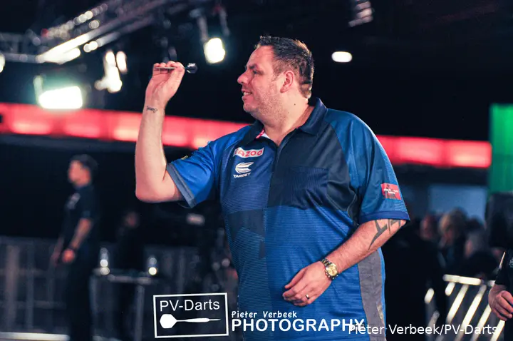 Adrian Lewis in action