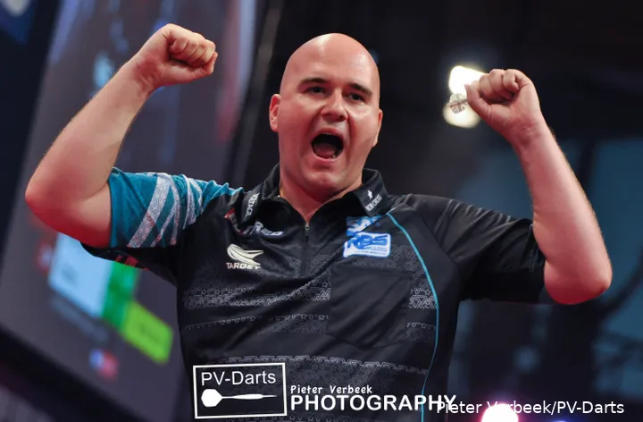 Rob Cross gewann die Darts WM 2018<br>