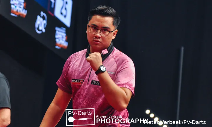 Rusty-Jake Rodriguez staat er goed voor om een PDC Tour Card te veroveren